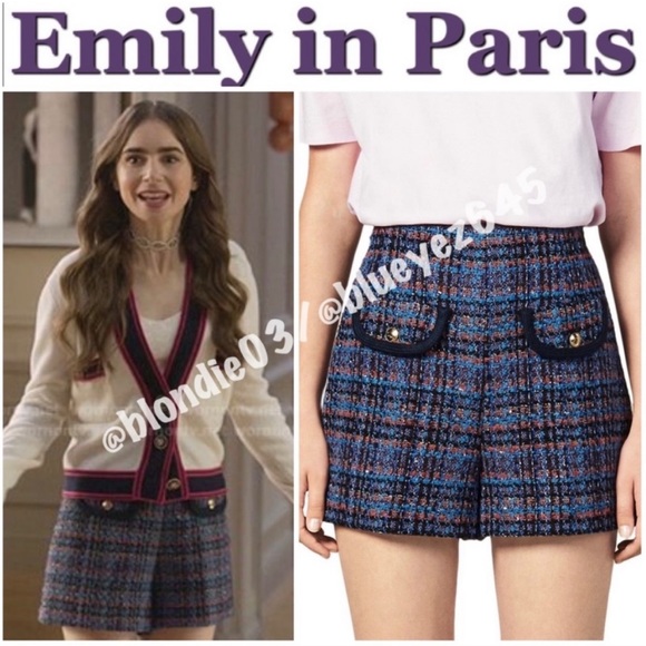 Sandro pair of the “Uman” tweed shorts 6 - Picture 1 of 5